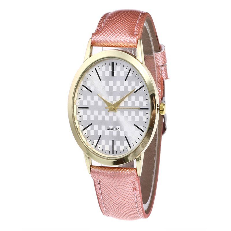

Fashion Alloy Quartz Watch, Pink