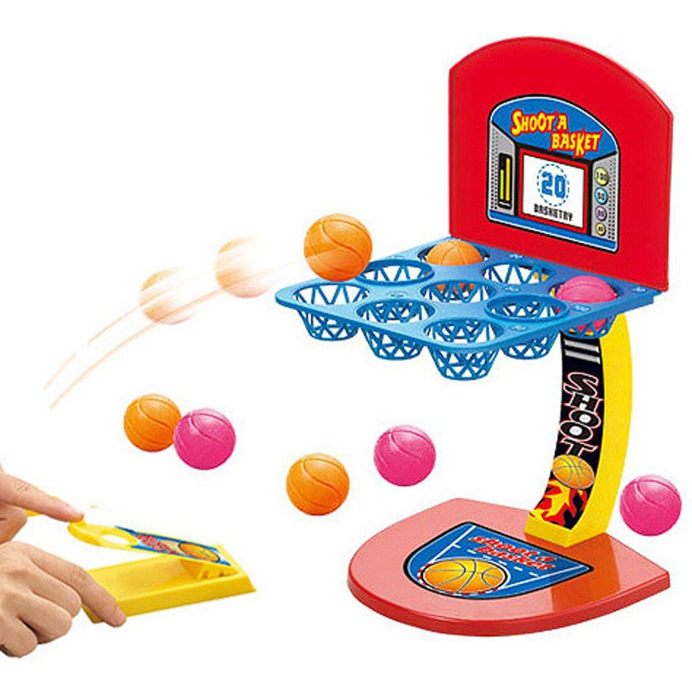 

Cage Shooting Machine Board Games Competition Toy Parent-child Interaction, Red