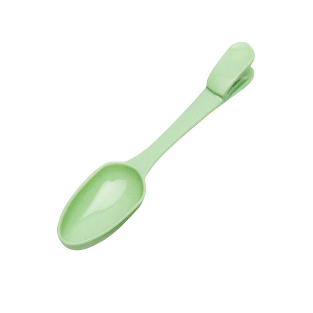 

Sealing Clip Seasoning Spoon, Light jade