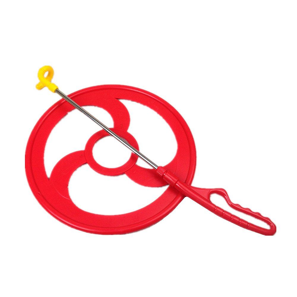

Children Outdoor Sports Hoop Rolling Training Equipment Fitness Hot Wheels, Red