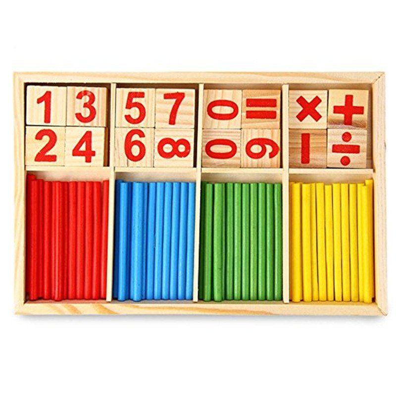 

Mathematical Intelligence Stick Preschool Educational Toy, Multi