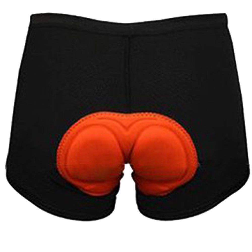 

Men Ride Shock Absorbers Silicone Foam Shorts Sweat Pants Dry Underwear, Orange