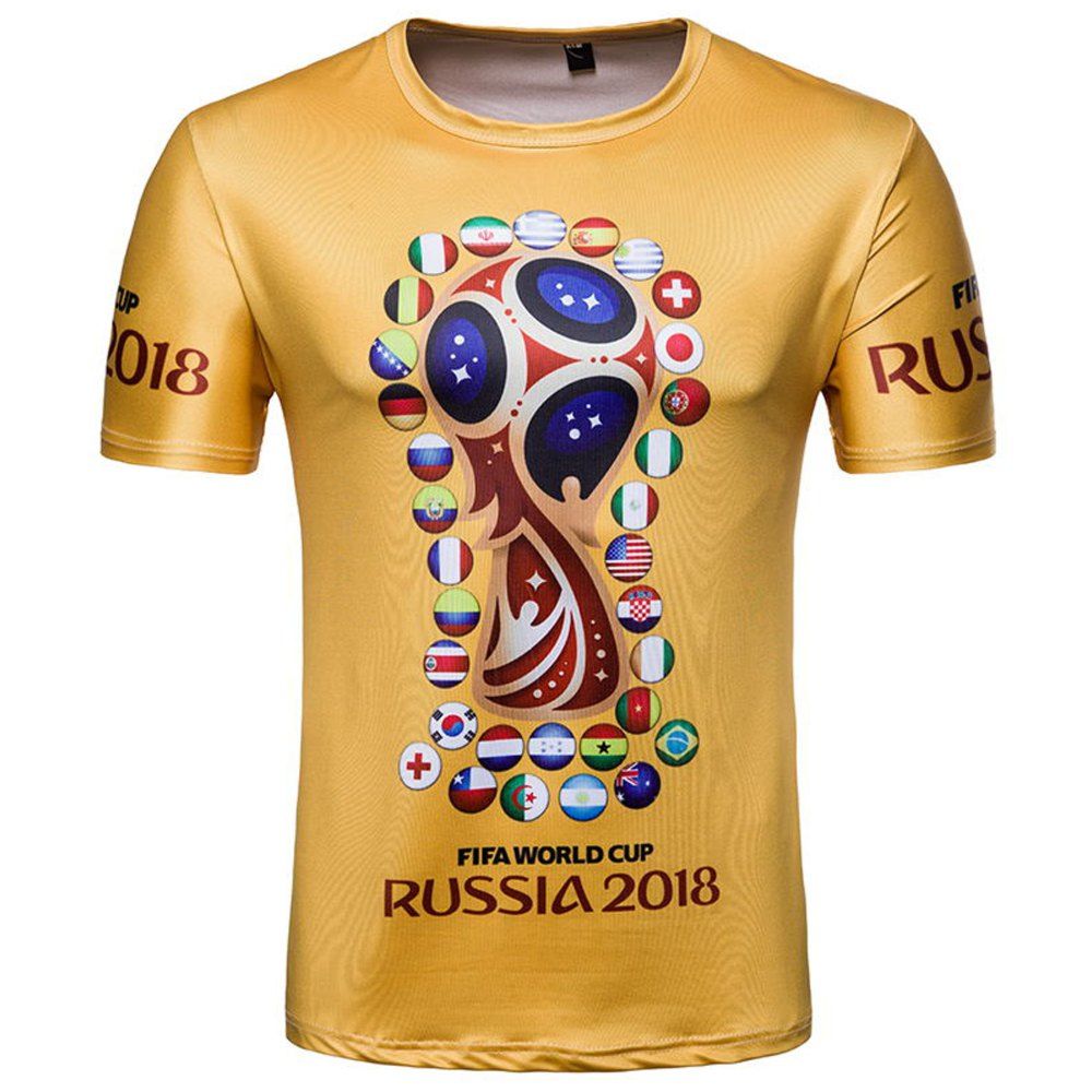 

A New Men's Souvenir Shirt, Yellow