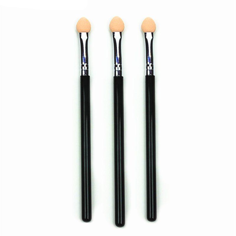 

SG047 3pcs Eyeshadow Brush with Sponge Double Clour, Black