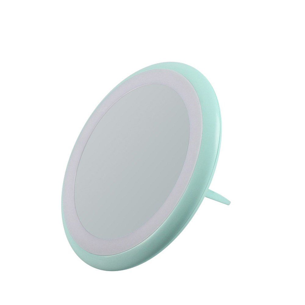 

Lamp Fold Portable LED Cosmetic Mirror, Blue green