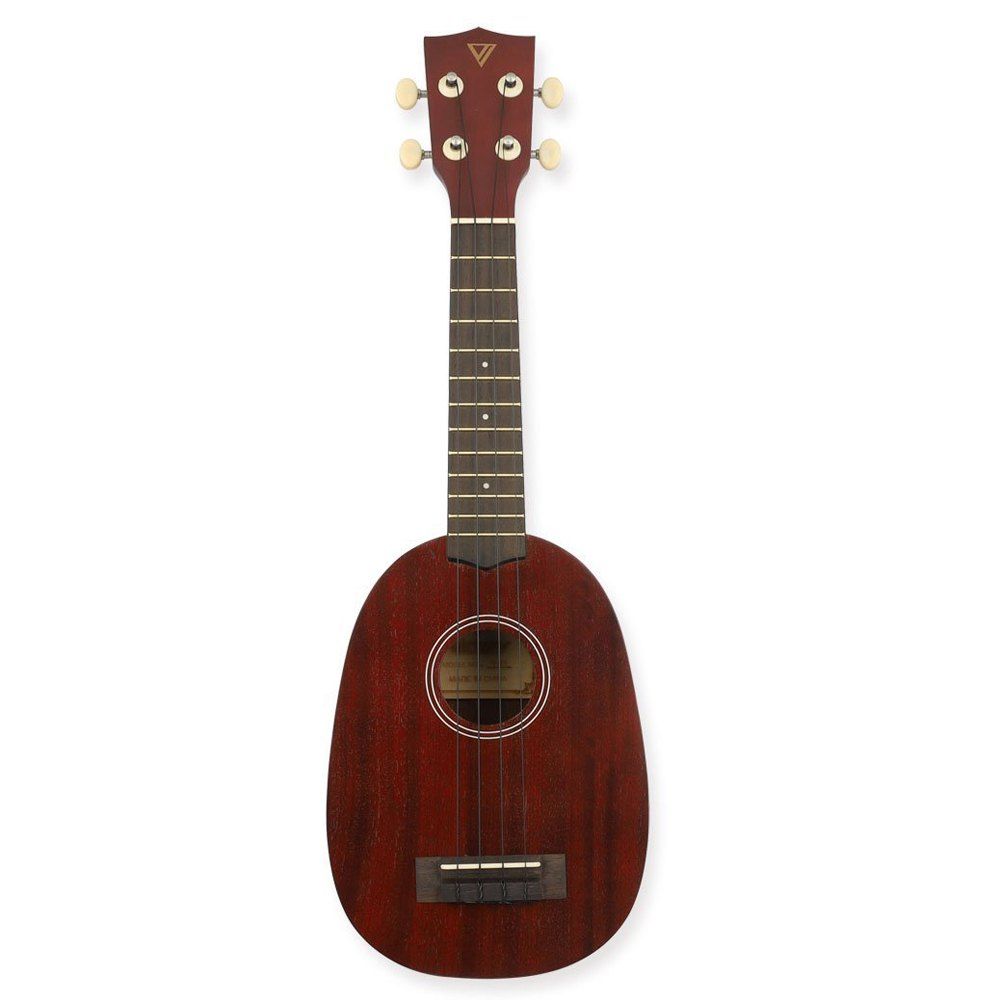 

Pineapple Soprano Ukulele 21 inch Beginner Kit, Blood red