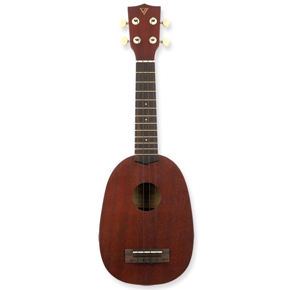 

Pineapple Soprano Ukulele 21 Inch Beginner Kit 02, Sangria
