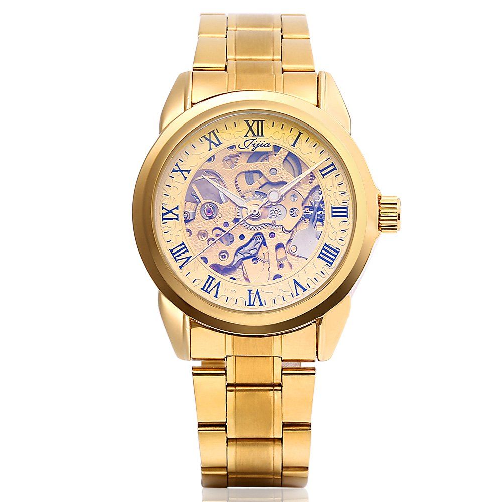

JIJIA G8132 Fully Automatic Mechanical Watches, Golden brown