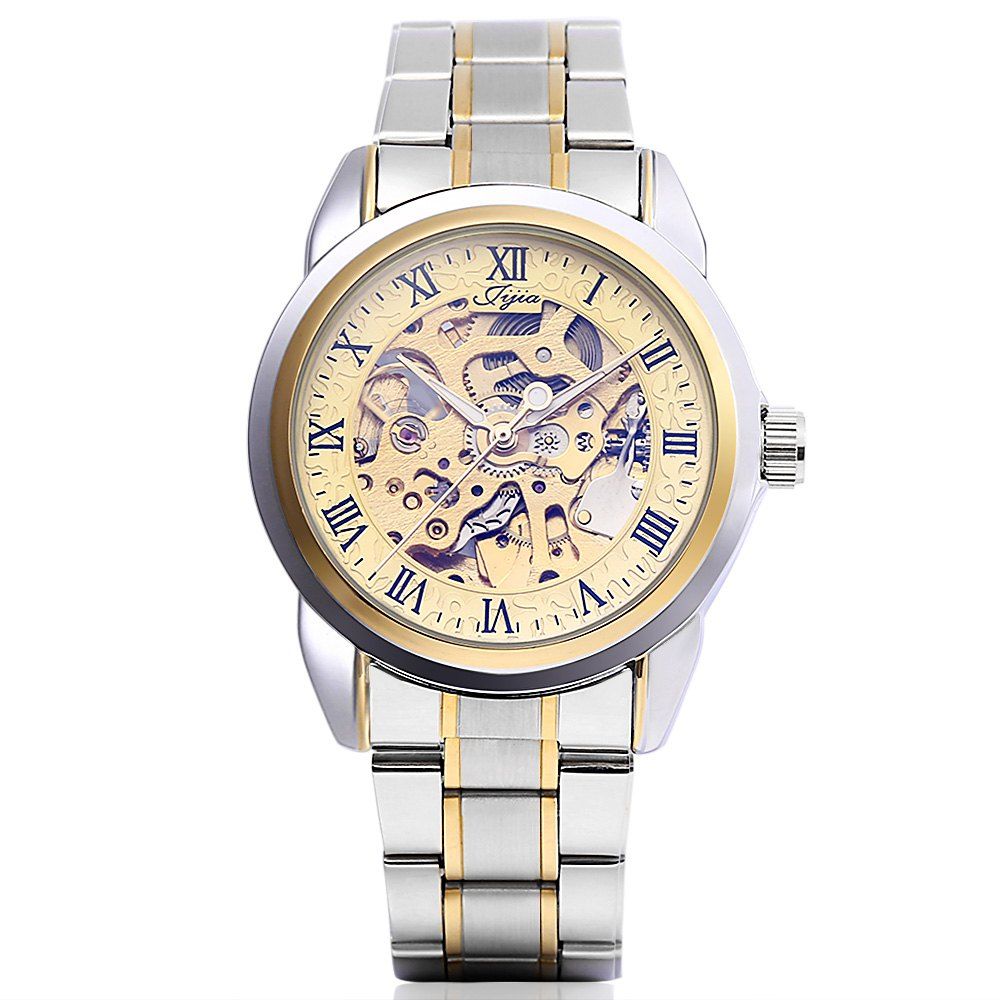

JIJIA G8132 Fully Automatic Mechanical Watches, Bright yellow