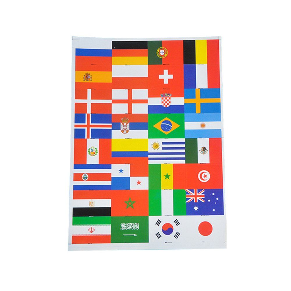 

World Cup Fan Face Stickers, Multi-a
