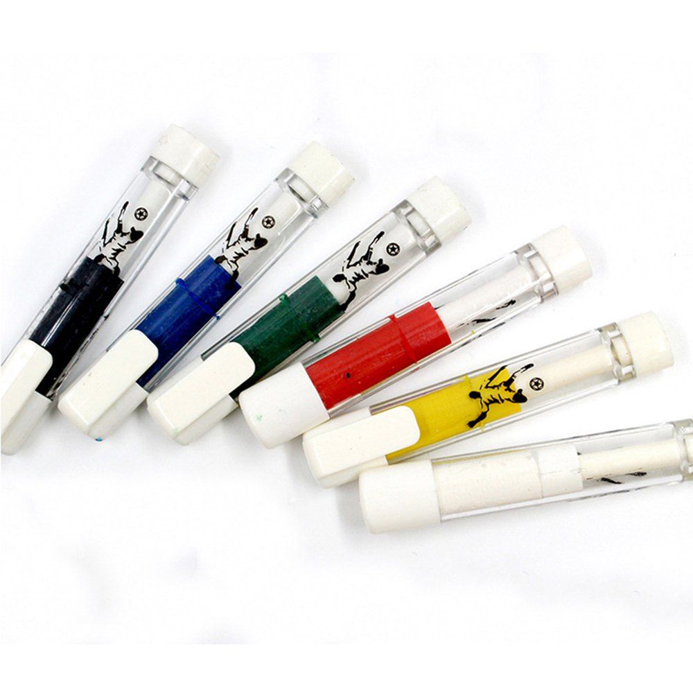 

6PCS Ball Game Props Body Paint Pen, Multi-a