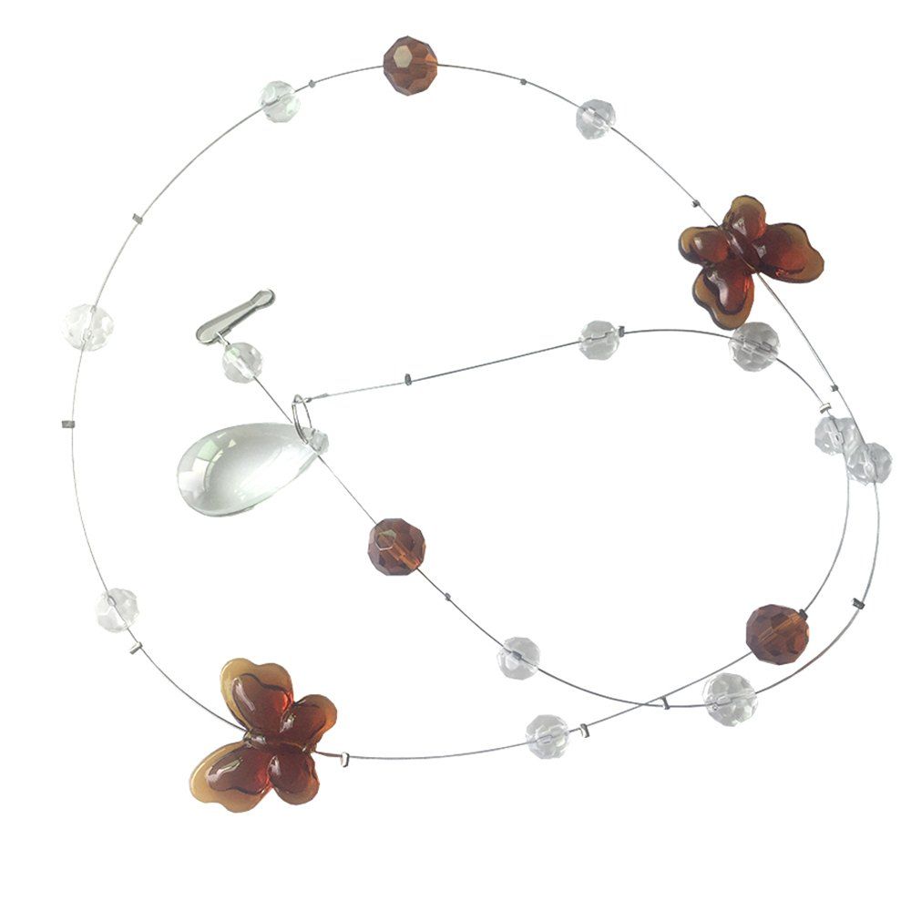 

Butterfly Crystal Bead Curtain, Sepia