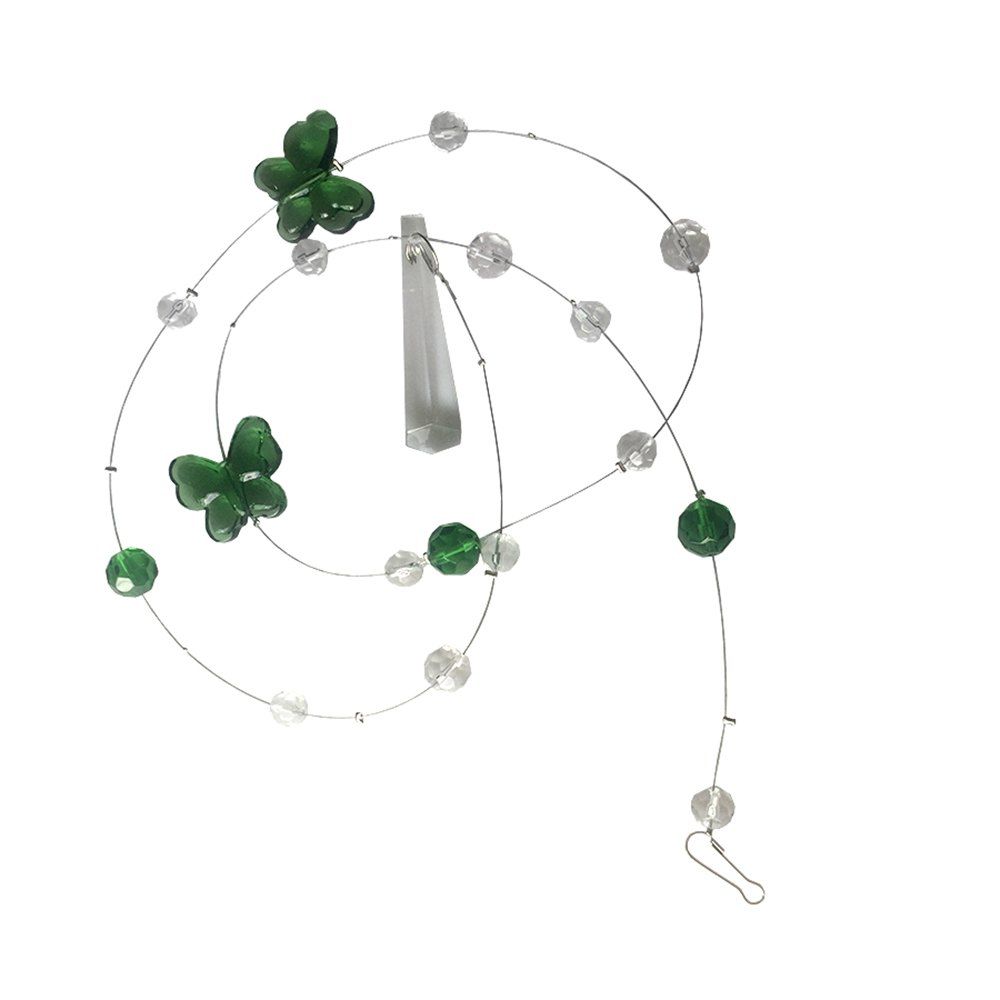 

Butterfly Crystal Bead Curtain, Pine green