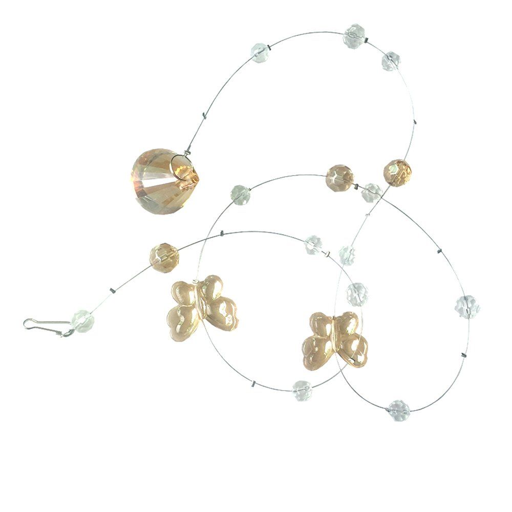 

Butterfly Crystal Bead Curtain, Gold