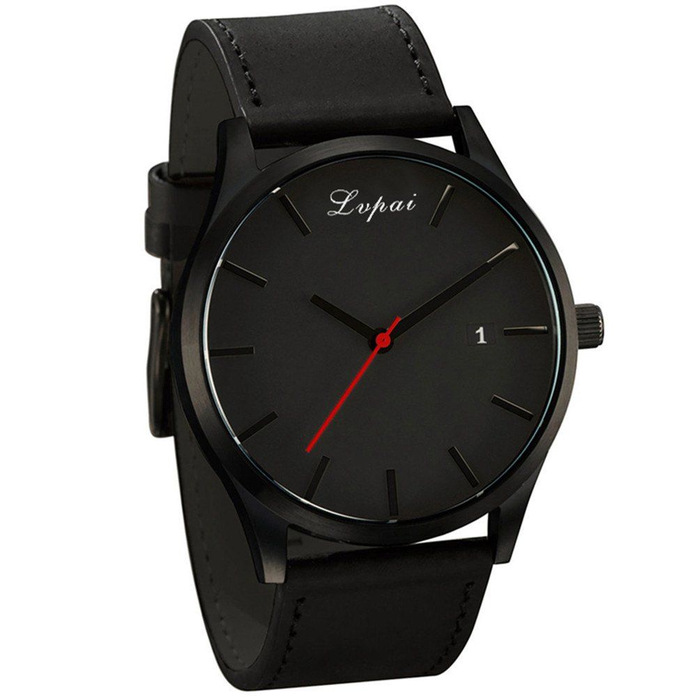 

Lvpai P066 Men's Fashion Casual Leather Wrist Watch, Multi-a