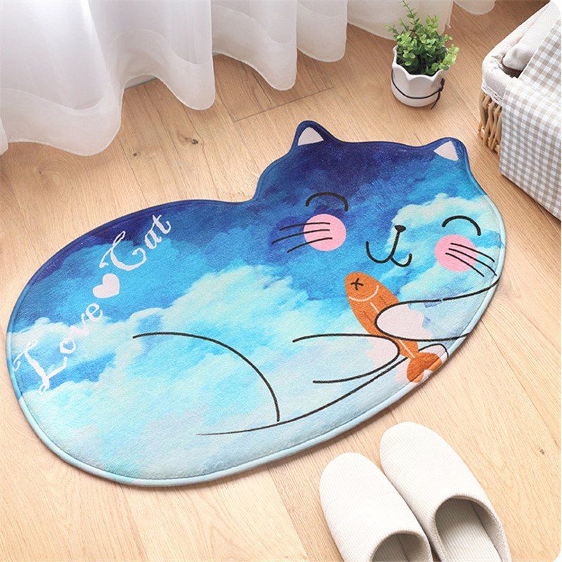 

Creative Cartoon Cute Cat Bathroom Mat 50.0 x 80.0 cm, Multi