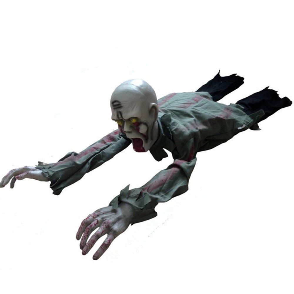 

Photo Electric Skull Crawling Horror Haunted Ghost Zombie, Multi-a