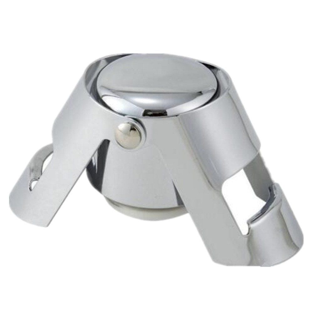 

Stainless Steel Vacuum Fresh-Keeping Double Ear Champagne Plug, Silver