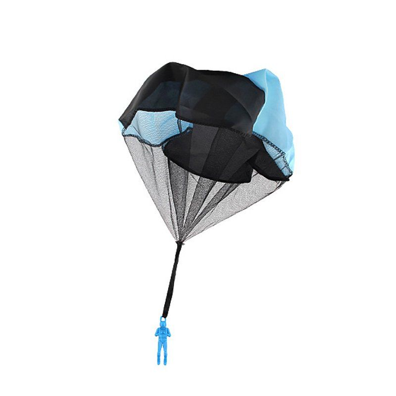 

Kids Hand Throwing Parachute Toy Outdoor Fun and Sports Play Game, Blue