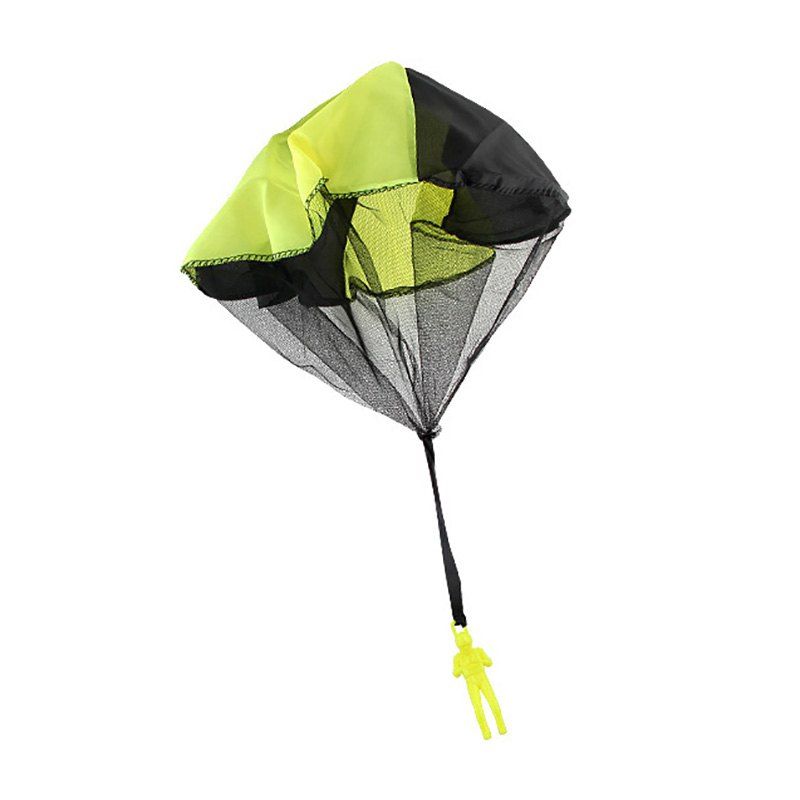 

Kids Hand Throwing Parachute Toy Outdoor Fun and Sports Play Game, Green