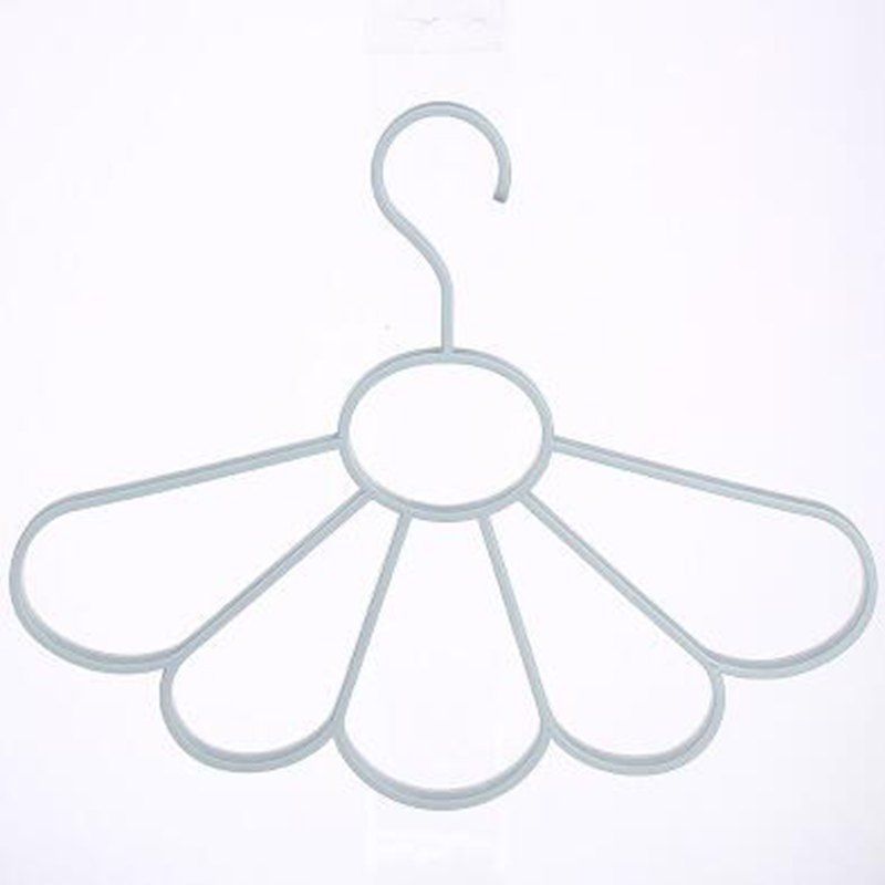 

Plain Nordic Petals Clothes Hanger, Pale blue lily