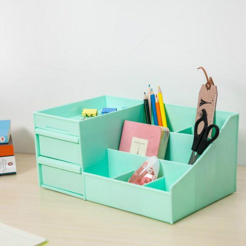 

Drawer Type Multi Format Storage Box, Light jade