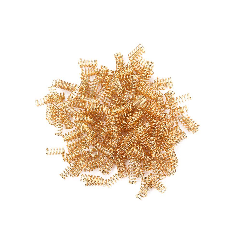 

Steel Compression Y Shape Extension Springs Rustproof Electrical Spring 200PCS, Gold