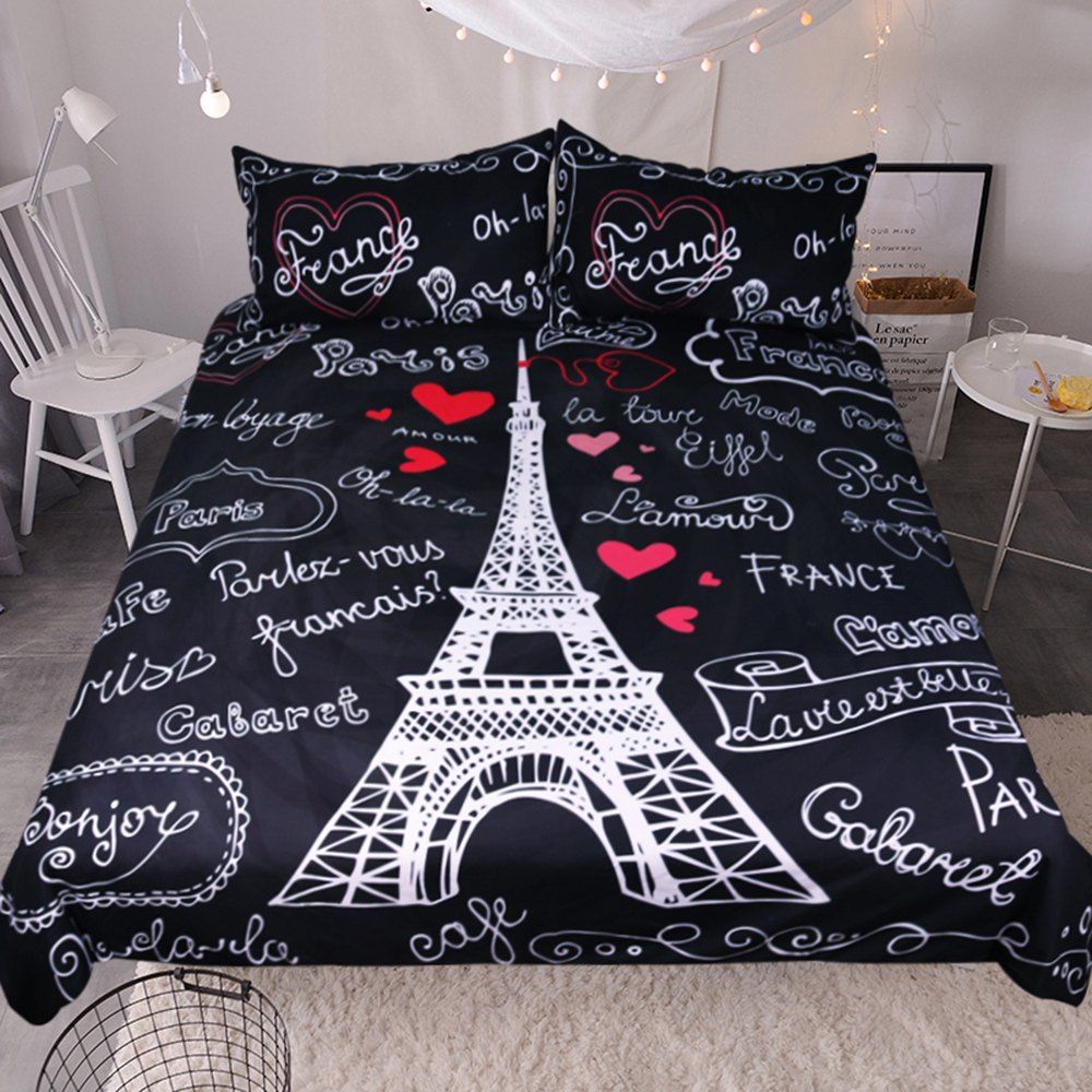 41 Off 2020 France Paris Tower Bedding Duvet Cover Set Digital