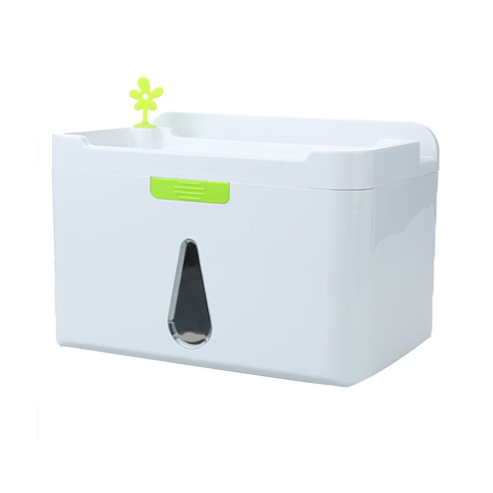 

Hollow Drip Tissue Storage Box, White
