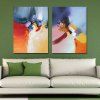 Tirage d'art abstrait de mode 2PCS 41XDZS - 509-510 - multicolor 30 X 40CM X 2