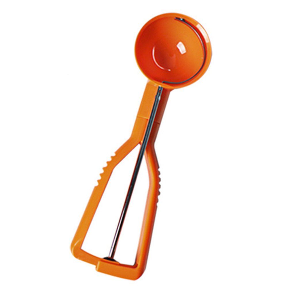 

Ice Cream Spoon Melon Baller Practical Kitchen Accessories, Construction cone orange