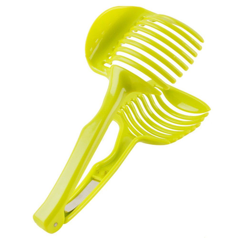 

Lemon Onion Tomato Fruit Slicer Tool, Green