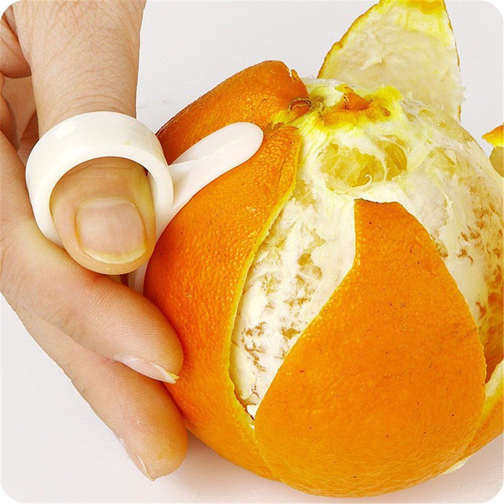 

Creative Peeler Finger Orange Grapefruit Opener, White