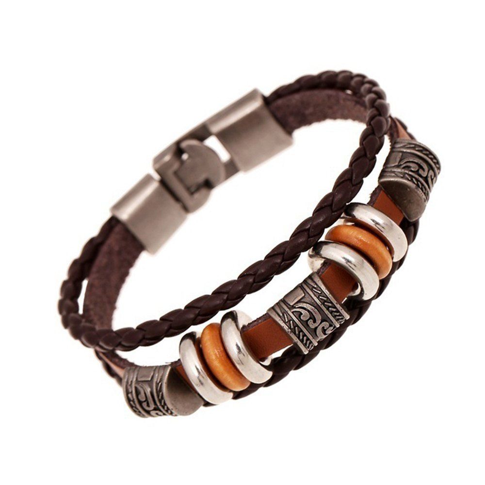 

Couple Accessories Leather Bracelet Restore Ancient Ways, Sienna