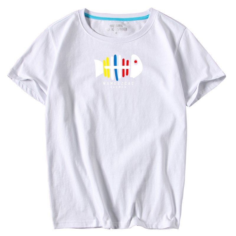 

Men's Youth All-Match Simple Sports Leisure T-Shirt, White