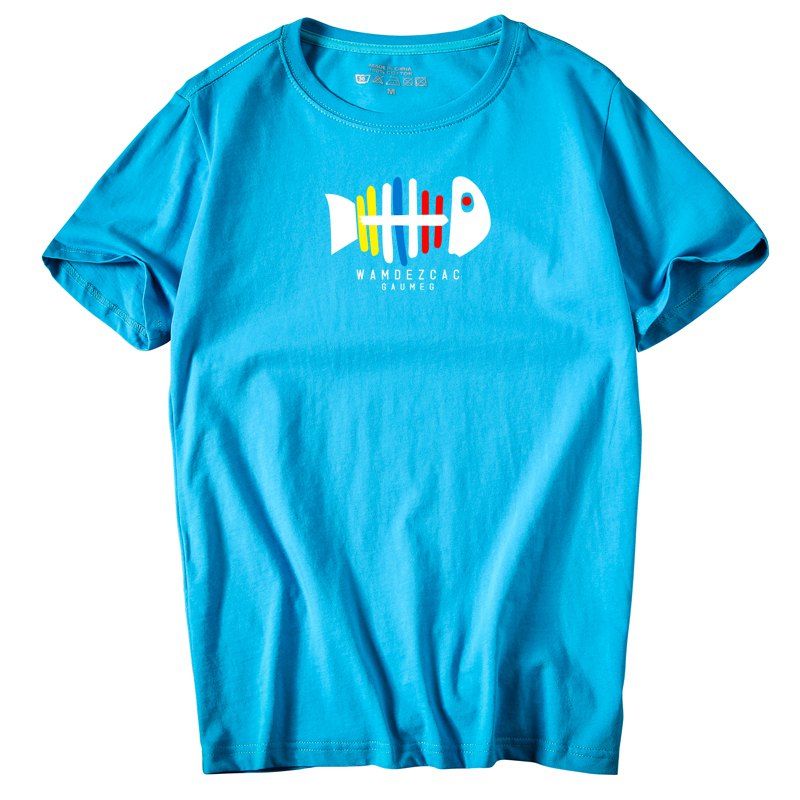 

Men's Youth All-Match Simple Sports Leisure T-Shirt, Dodger blue