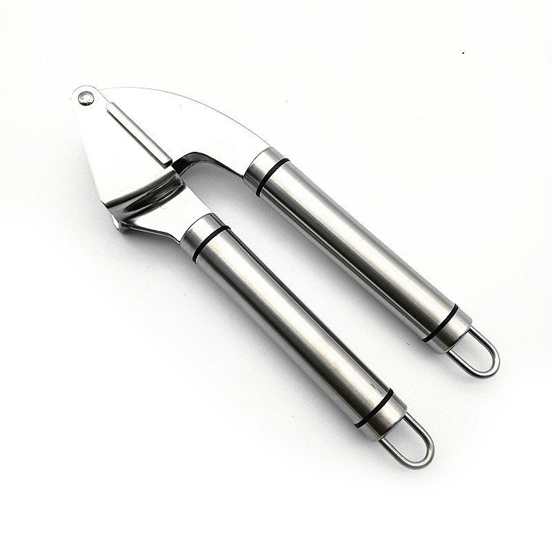 

Stainless Steel Kitchen Garlic Press, Silver