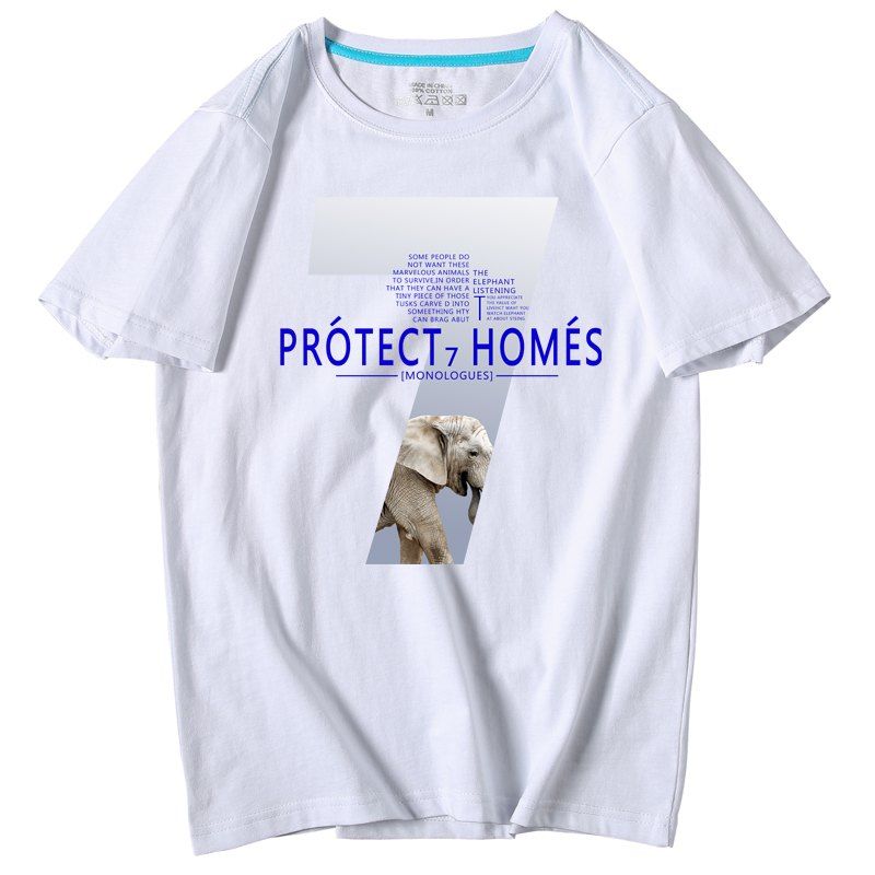 

New Summer Men's Leisure Sport T-Shirt, White