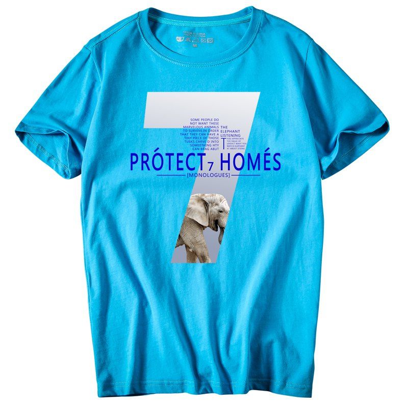 

New Summer Men's Leisure Sport T-Shirt, Blue