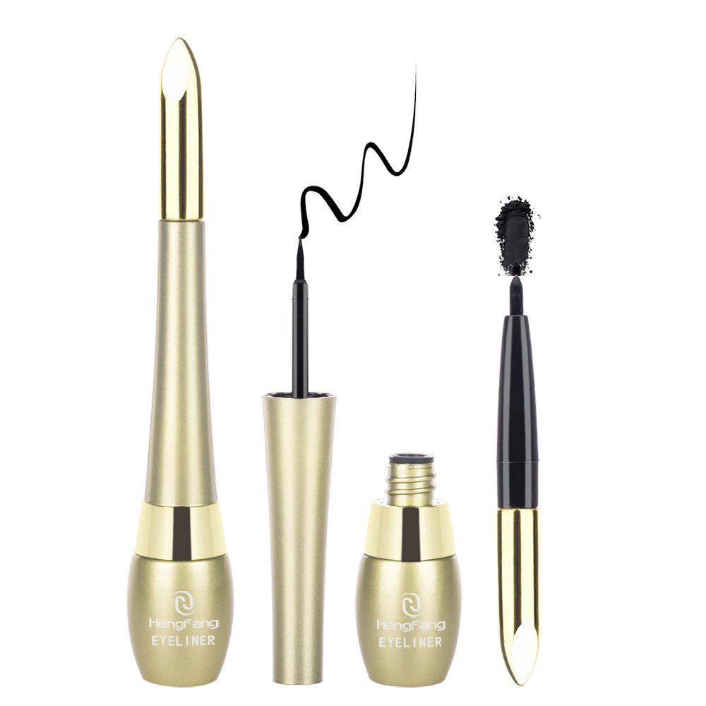 

HengFang 5302 2 in 1 Black Liquid Long-Lasting Waterproof Eyeliner