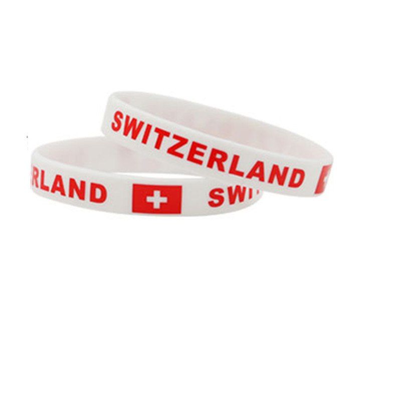 

Flag Printing Environmental Protection Silicone Gift, White