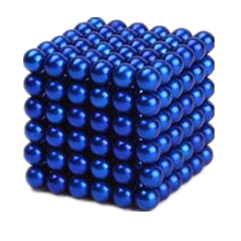 

3MM 216 Pieces of Fun Magnetic Office Toy Play Ball Magnetism Multicolor, Blue
