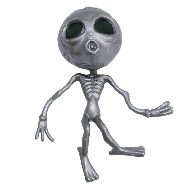 

Jumbo Squishy Funny Cute Cartoon Alien Pinch The Vent toy, Gray