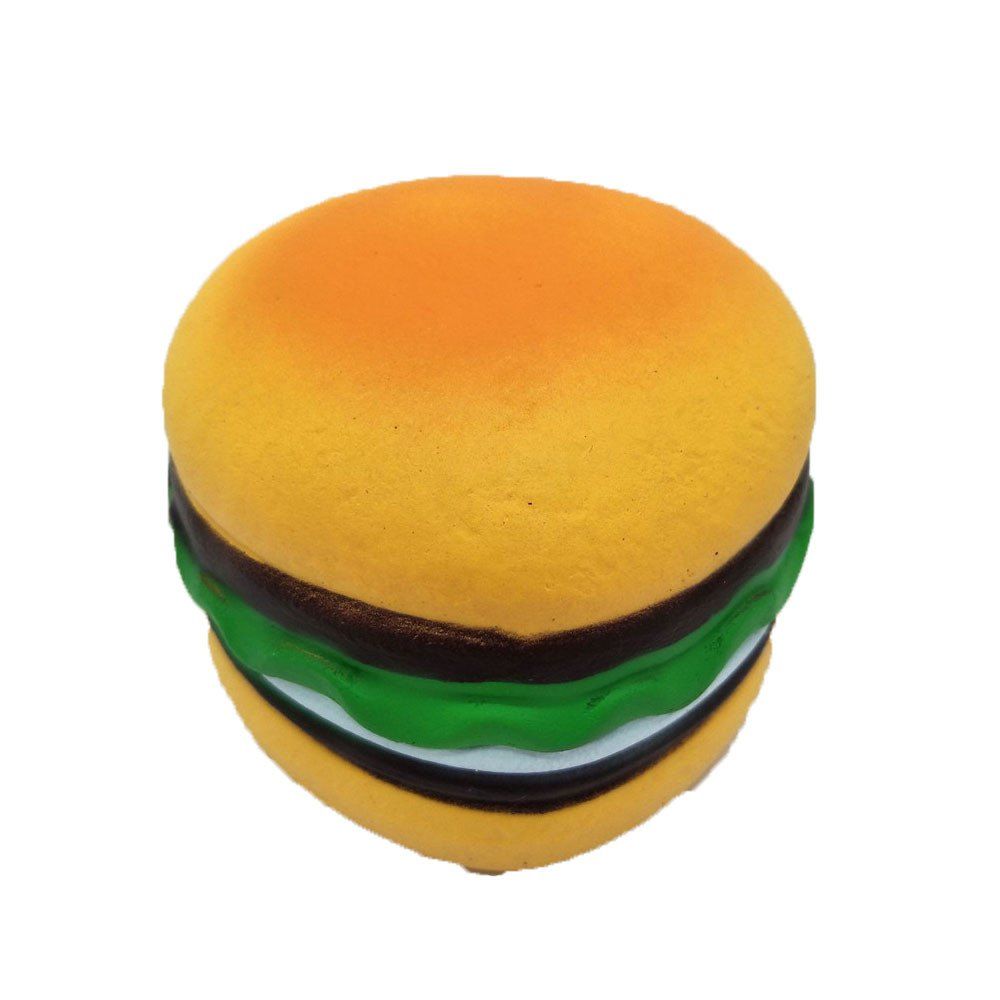 

PU Slow Simulation Heart Hamburg Jumbo Squishy Toy, Multi-a