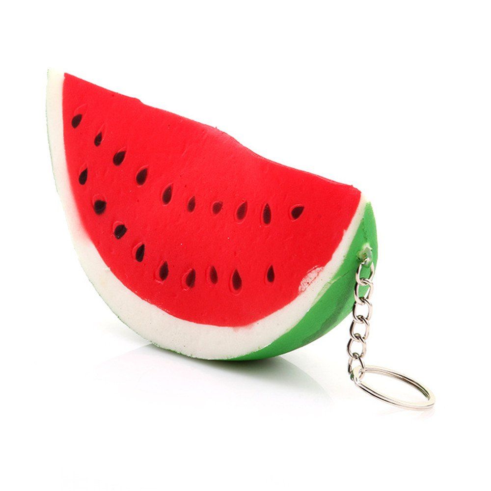 

New PU Slow Springback Jumbo Squishy Watermelon Model, Red