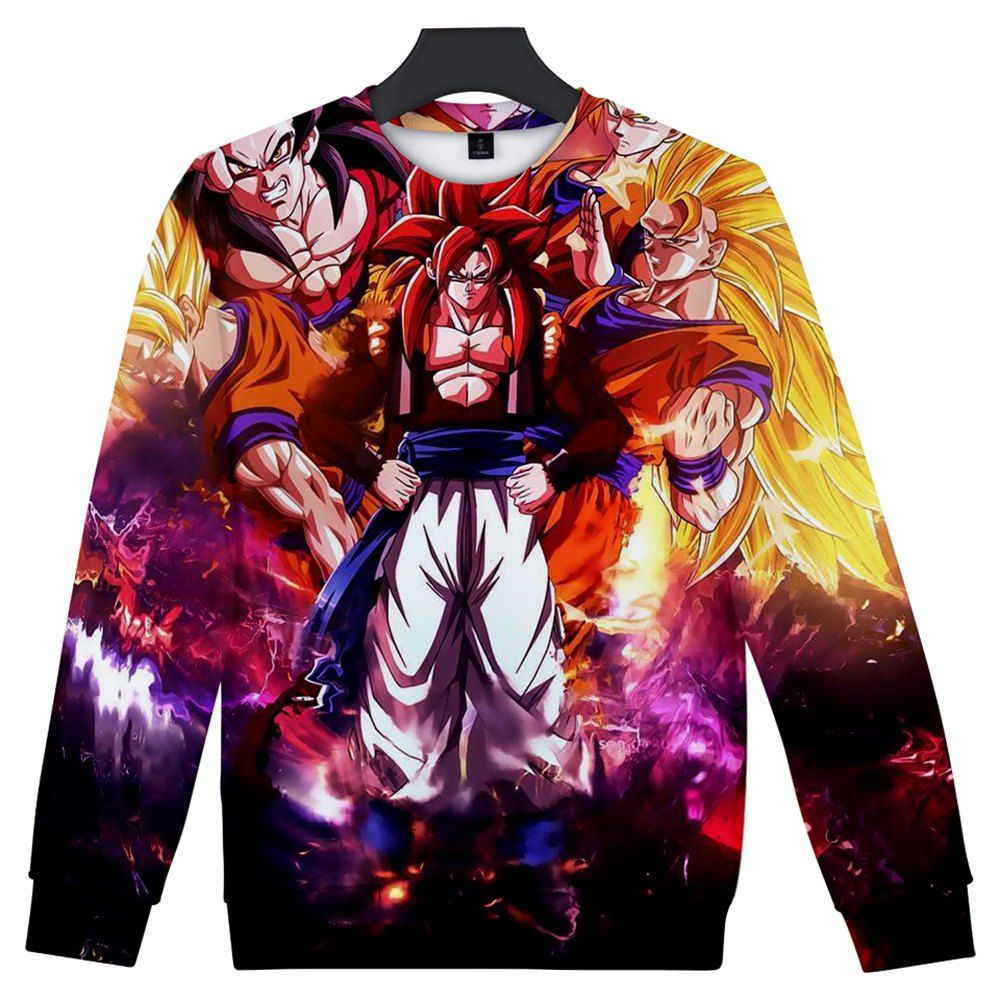 

2018 New DRAGON BALL Comic Sweatshirt, Multi-a