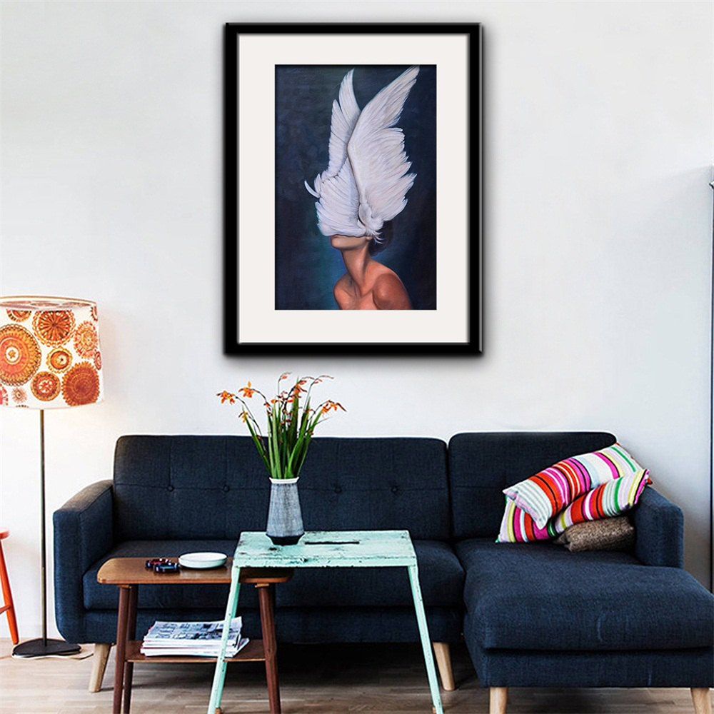 

Special Design Frame Paintings Wings of An Angel Print, Multi