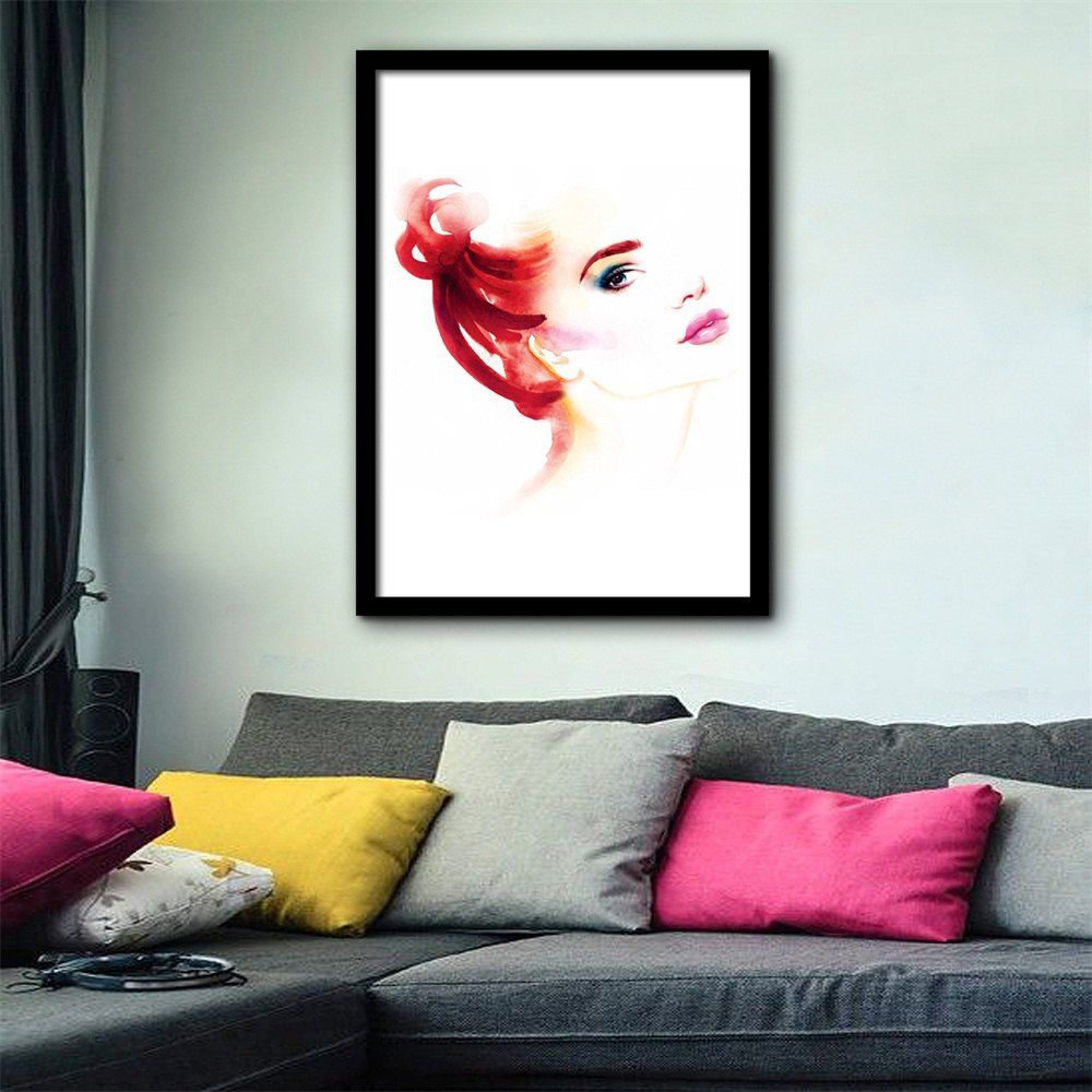 

Special Design Frame Paintings Glance Back Print, Multi