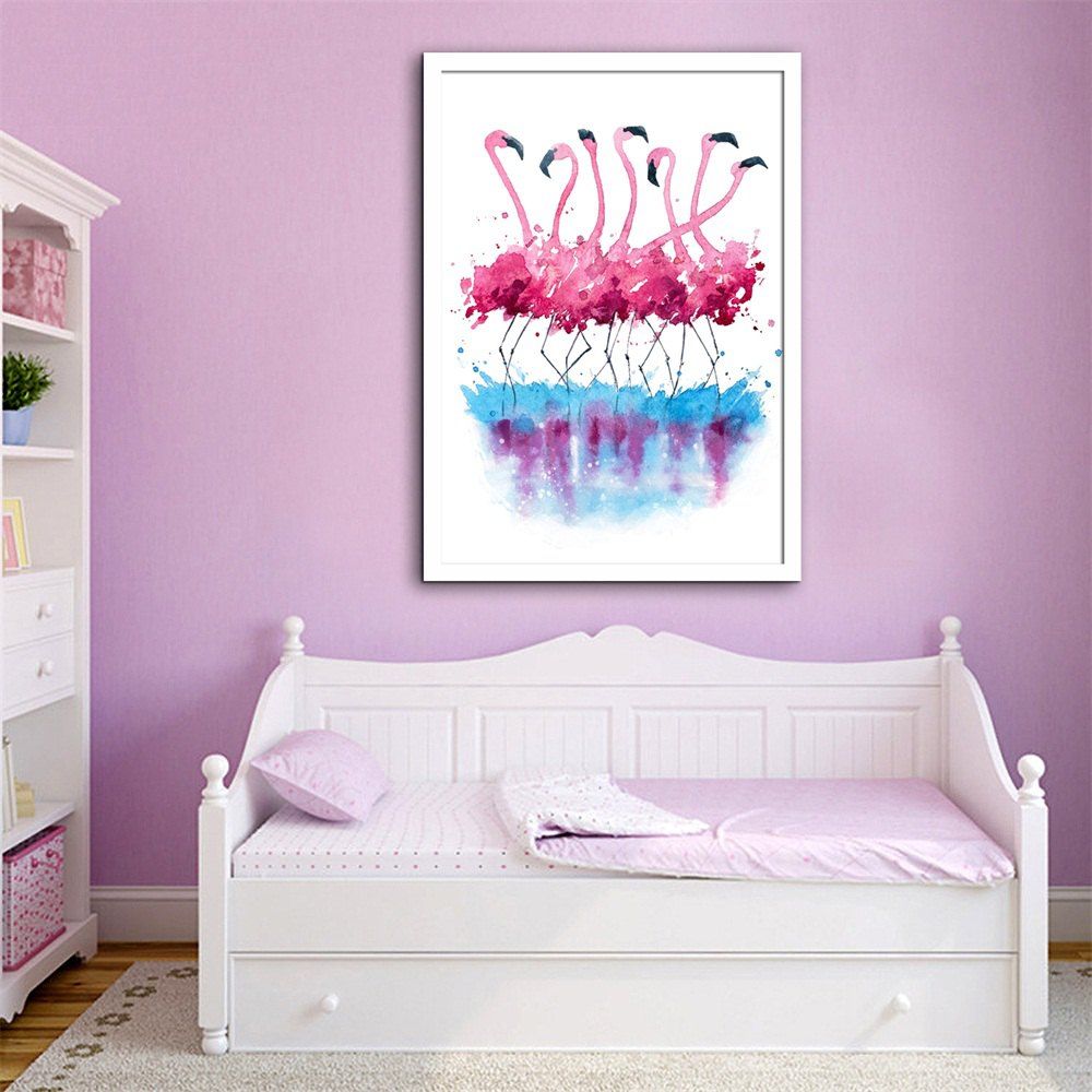 

Special Design Frame Paintings Bird of Red Color Print, Multi