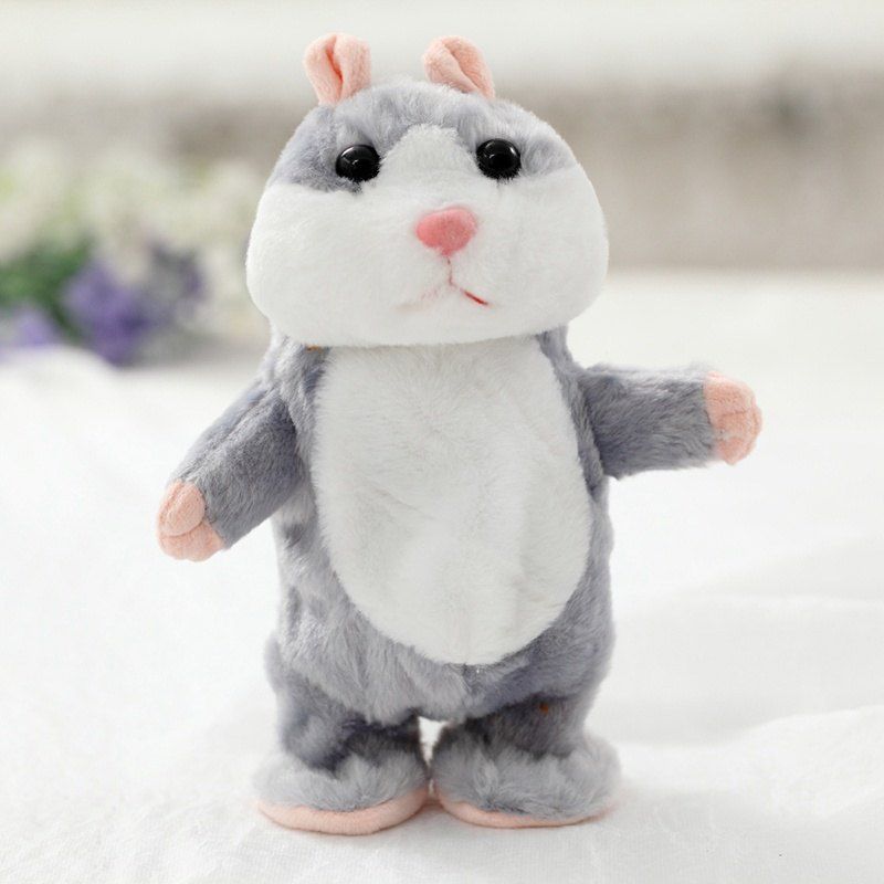 

Shaking Nods To Learn To Speak Can Walk Electric Hamsters, Light gray